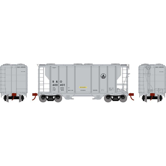 PS-2 2600cf 2-Bay Covered Hopper, B&O-63809 : HO