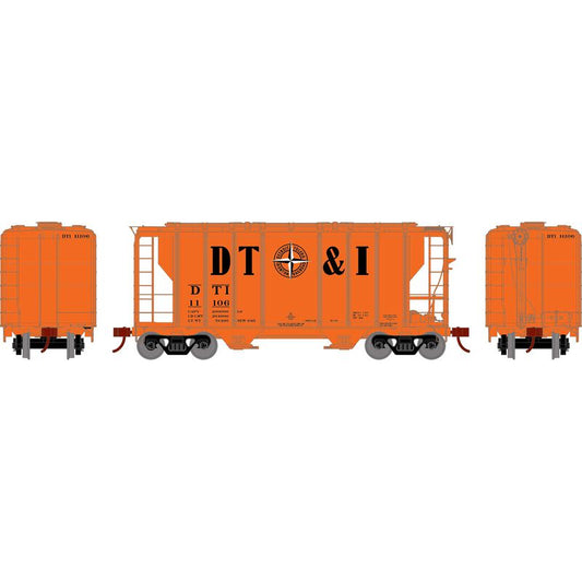 PS-2 2600cf 2-Bay Covered Hopper, DTI-63815 : HO