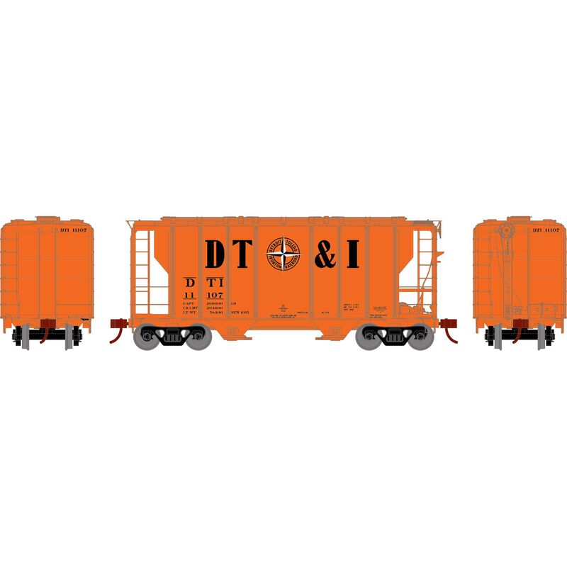 PS-2 2600cf 2-Bay Covered Hopper, DTI-63817 : HO