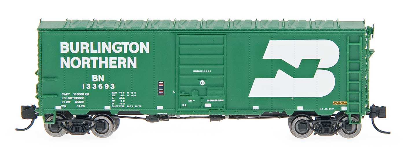 12 Panel 40 FT Boxcar Burlington Northern - 66019 : N