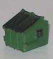 Painted Metal 8 Yard Standard Trash Dumpster Container - 6621 : N