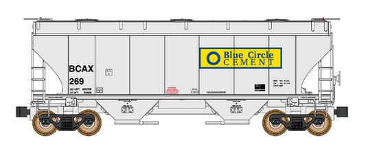 Trinity 3281 Covered Hopper,  Blue Circle Cement - BCAX - 669014 : N