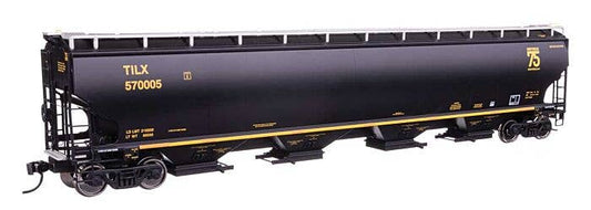 67' Trinity 6351 4-Bay Covered Hopper - Ready to Run -- Trinity Industries Leasing TILX #570057 - 110327 : HO