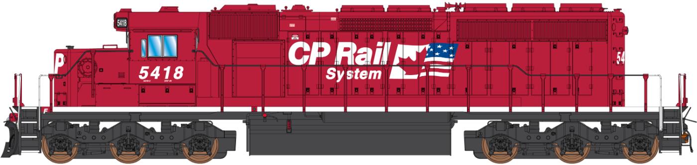 EMD SD40-2 Canadian Pacific #5427 DC/DCC Ready - 69386-04 : N