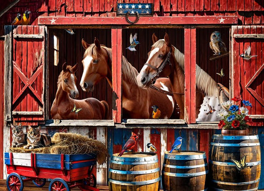 Horse Barn 500+ Piece Puzzle - 71912