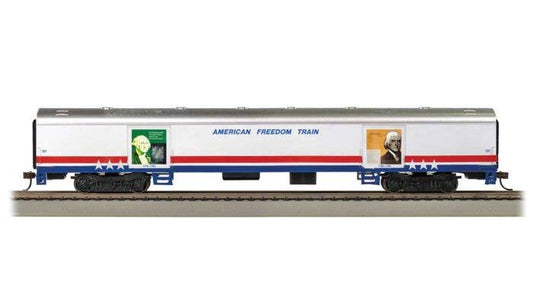72' Exhibit (Converted Baggage) Car - Ready to Run -- American Freedom Train #101 - 19901 : HO