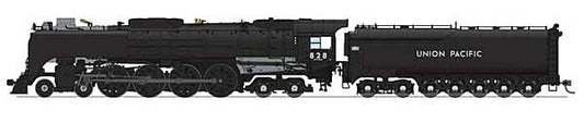 Class FEF-2 4-8-4 - Union Pacific 828 w/DCC Sound & Smoke (black, graphite) - 7362 : HO