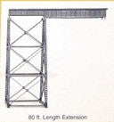 Tall Steel Viaduct 80' Length Extension Kit - 75524 : HO