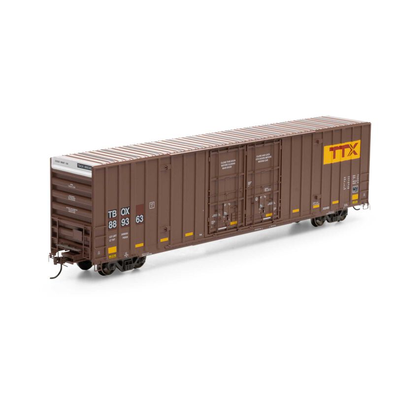 60' Gunderson Double Door Box Car TTX/TBOX #889287 - 75297 : HO