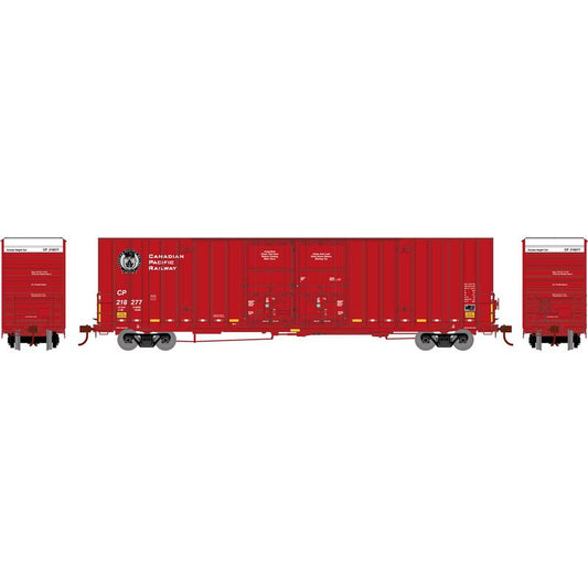 60 FT Gunderson Double Door Hi-Cube Boxcar Canadian Pacific #218277 -75316 : HO