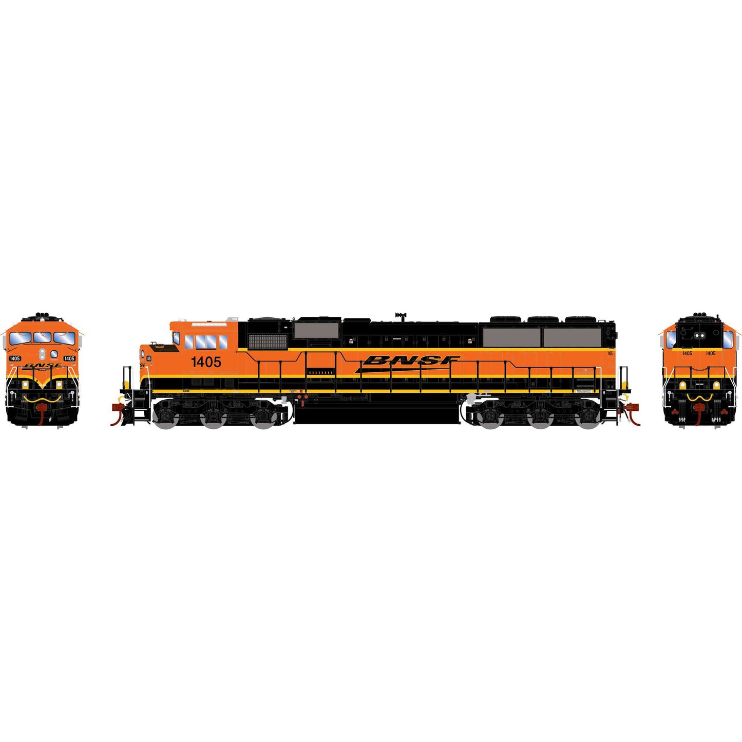 SD60M-3 Tri-Clops BNSF 1416 with DCC & Sound - G75627 : HO