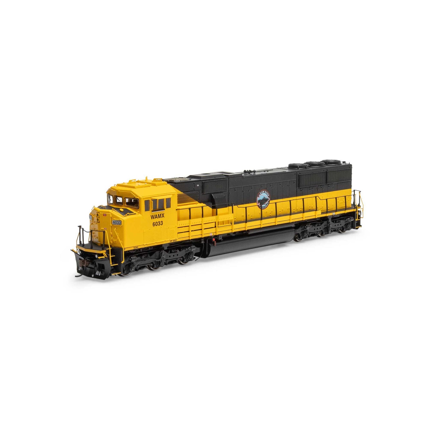 SD60M Tri-Clops Locomotive with DCC & Sound, WAMX #6033 - G75645 : HO