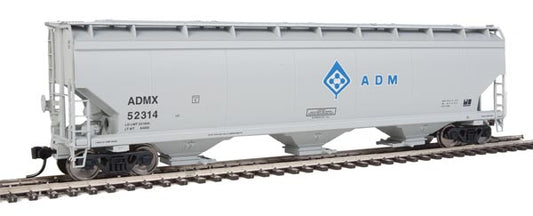 60' NSC 5150 3-Bay Covered Hopper - Archer Daniels Midland-7658 : HO