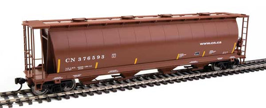 59' Cylindrical 4-Bay Covered Hopper Canadian National-7839 : HO