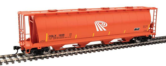 59' Cylindrical 4-Bay Covered Hopper Potash Corp. of Saskatchewan-7852 : HO