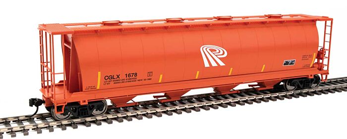 59' Cylindrical 4-Bay Covered Hopper Potash Corp. of Saskatchewan-7854 : HO