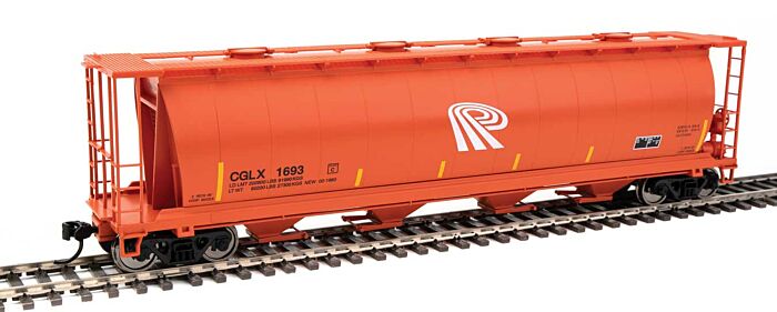 59' Cylindrical 4-Bay Covered Hopper Potash Corp. of Saskatchewan-7855 : HO