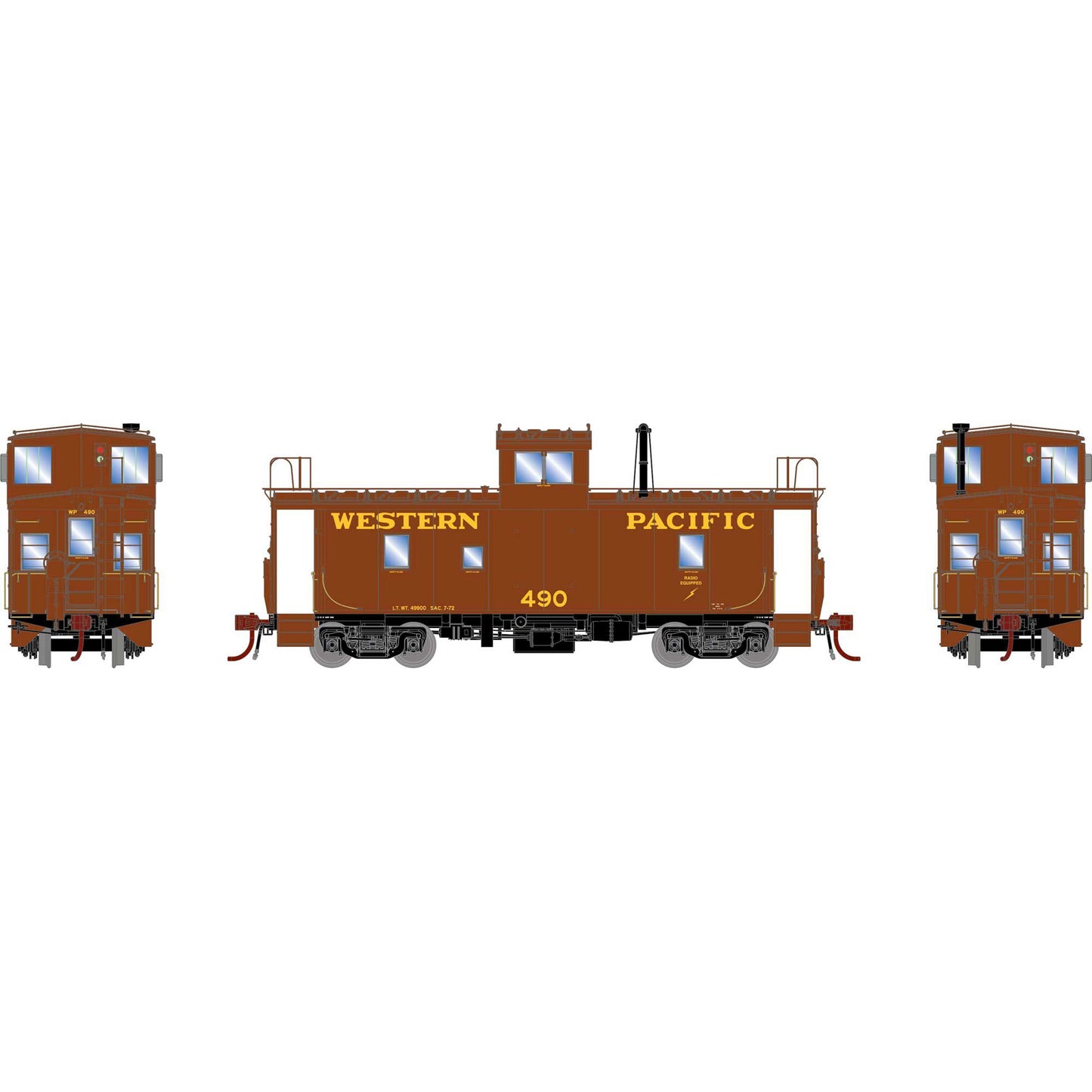 ICC Caboose Western Pacific WP 490 - G79140 : HO