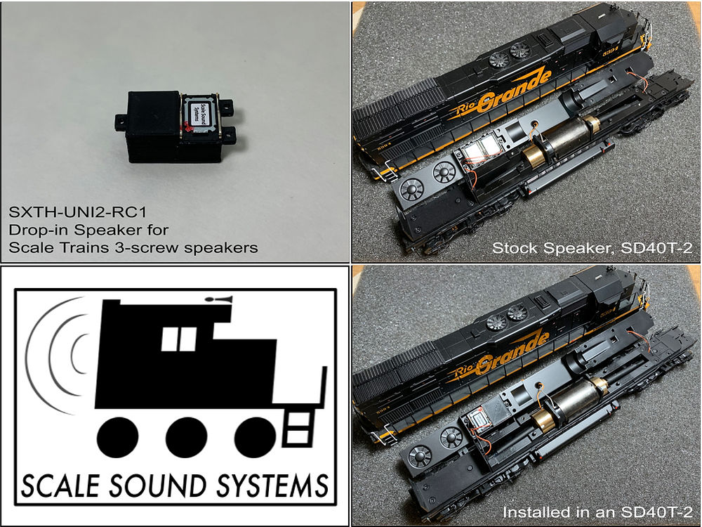 ScaleTrains Universal Speaker #2 - SXTHUNI2 - HO