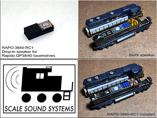 Rapido GP38/40 - RAPO3840 - HO