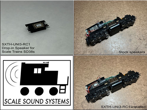 ScaleTrains GP30, SDL39, Universal Speaker #3 - SXTHUNI3 - HO