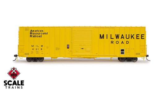 PC&F 7633 60 ft Appliance Boxcar, Milwaukee Road 4252 - EP8055106 : HO