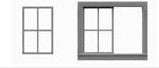 Window Adjustable Horizontal Slider with Separately Molded Adjustable Right Hand Sash - 8089 : HO