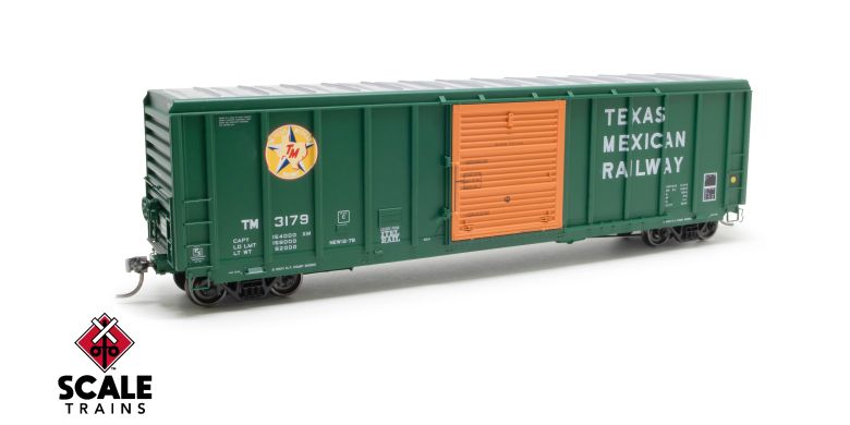 P-S 5344 50' Boxcar Texas Mexican Railway #3202 - EP8090609 : HO