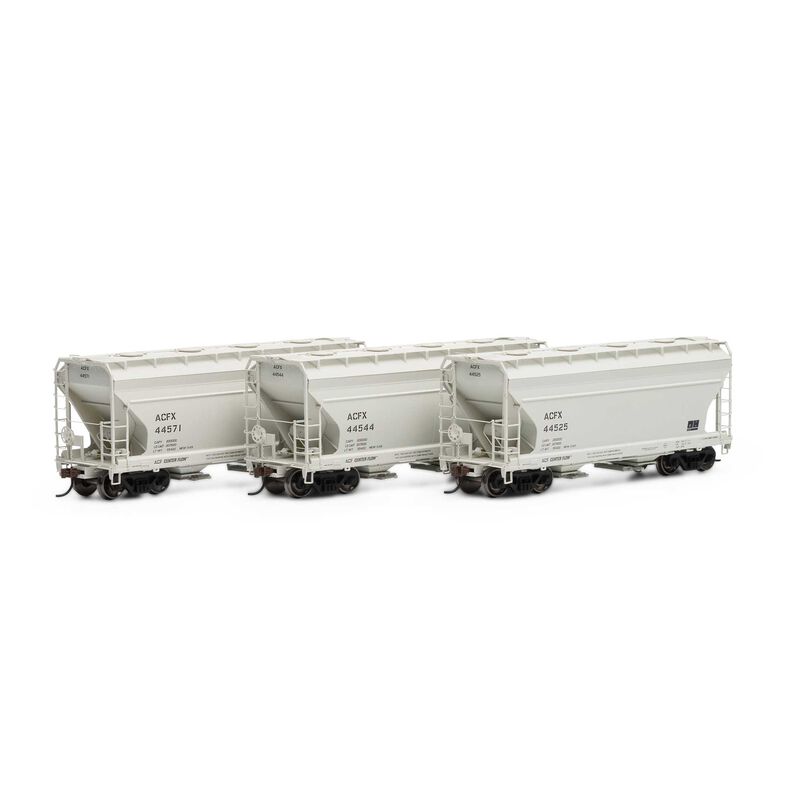 ACF 2970 2-Bay Covered Hopper, ACFX (3-Pack) -81058 : HO