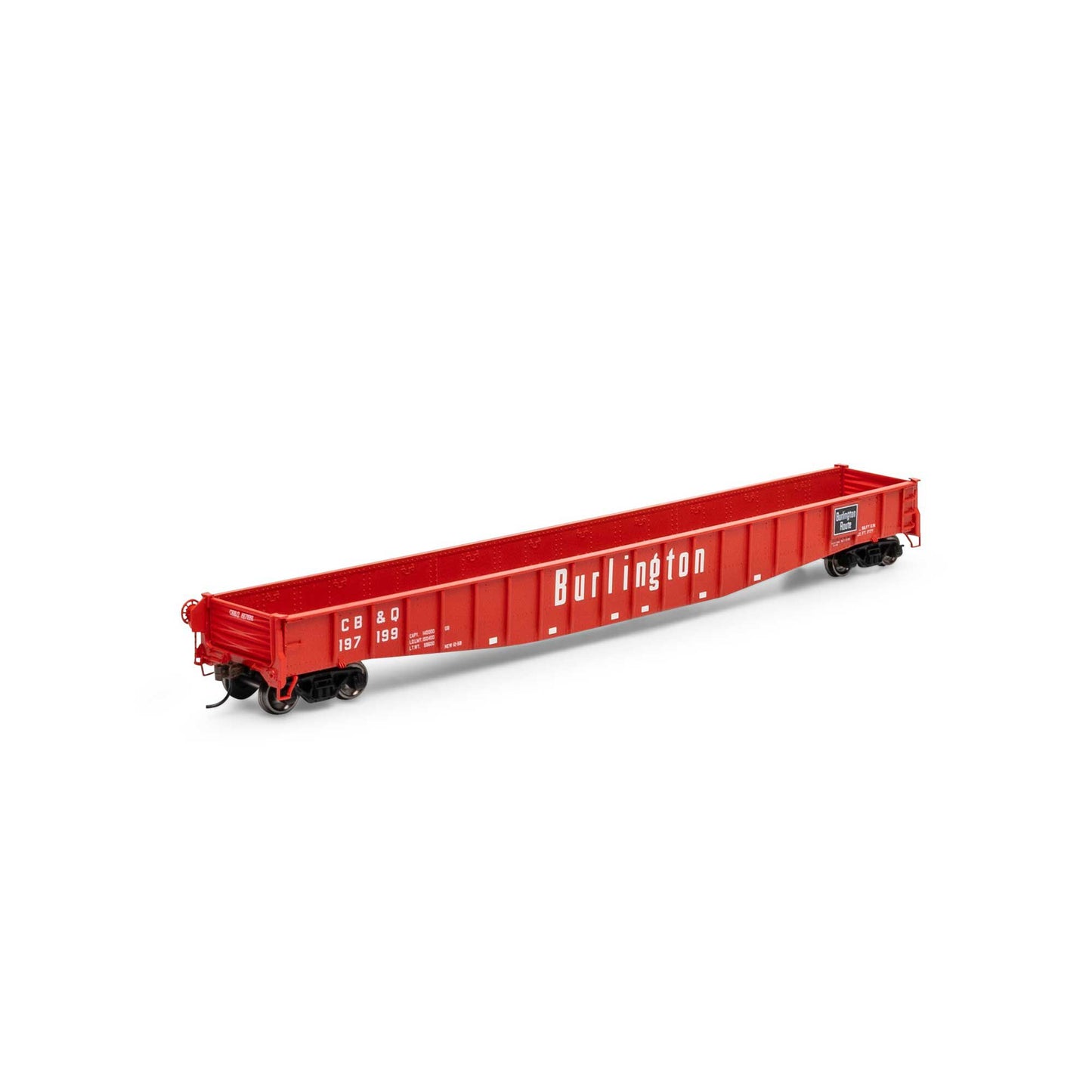65'6" Mill Gondola, CB&amp;Q 197199 - 82967 : HO
