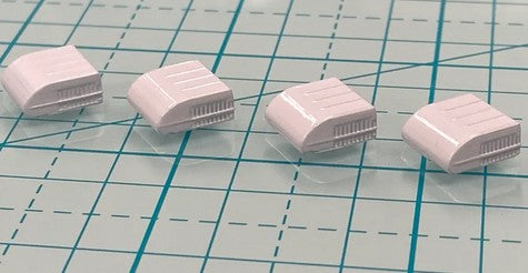 Locomotive A/C "RV - Square" Type - 4 Pack - MAC836 : HO