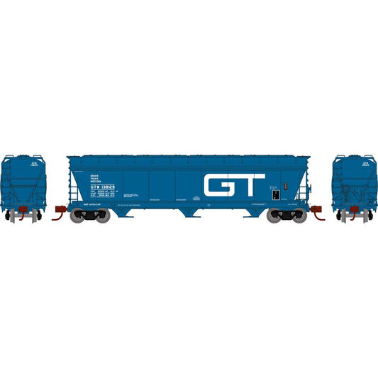 ACF 4600 3-Bay Centerflow Covered Hopper, Grand Trunk Western-8486 : N