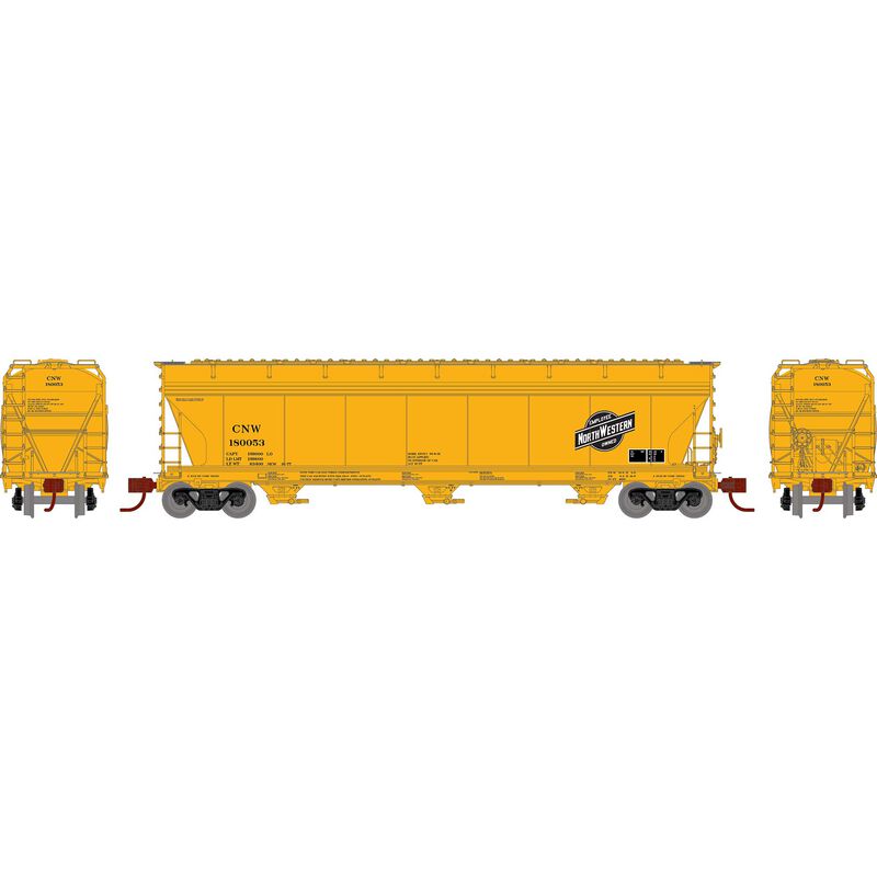 ACF 4600 3-Bay Centerflow Hopper, Chicago & NorthWestern-8491 : N