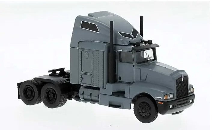 1984 Kenworth T600 Sleeper-Cab Tractor Only - Assembled -- Matte Gray - 85928 : HO