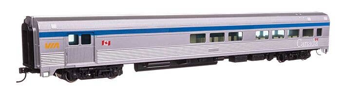 85' Budd Baggage-Lounge - Ready to Run -- VIA Rail - 30070 : HO