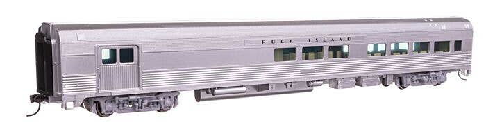 85' Budd Baggage-Lounge - Ready to Run -- Rock Island  - 30073 : HO