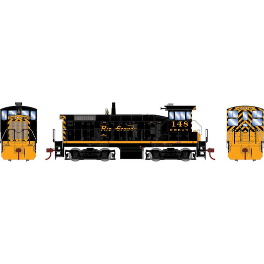SW1000 Locomotive, D&RGW 148 - Standard DC - 86743 : HO