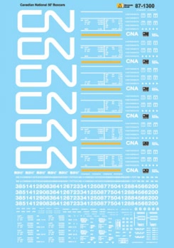 Canadian National -- 50' Boxcars (1990-2007) - 871300 : HO