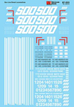 SOO Line Diesels-red 1989-93 - 87553 : HO