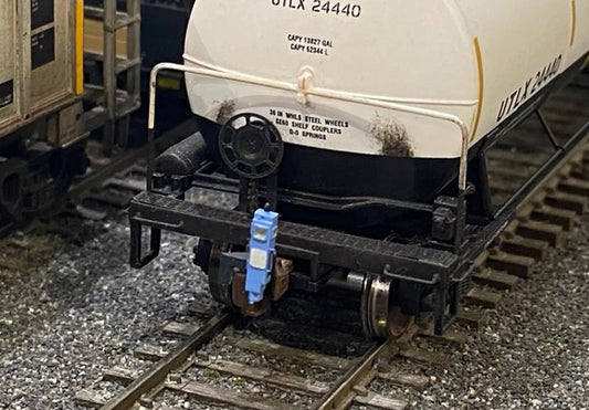 Modern EOT (End of Train) Device v2.0 Light Blue - Universal Fit (3 Pack) - 906U : HO