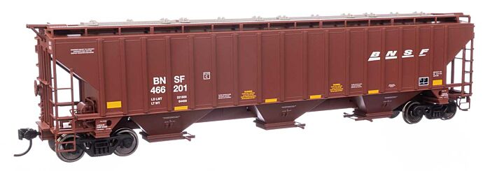 Trinity 4750CF Rib-Sided 3-Bay Covered Hopper Burlington Northern Santa Fe-49029 : HO