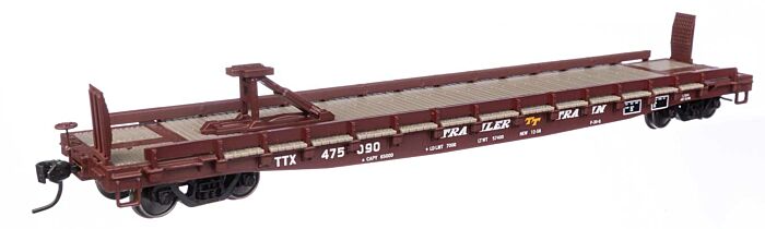 53' GSC Flatcar TTX Brown #475150 RTR - 50515 : HO