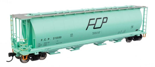 59' Cylindrical 4-Bay Hopper Ferrocarril del Pacifico-7892 : HO