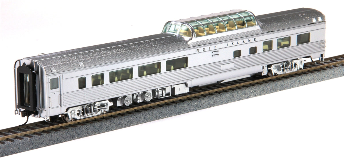 85 FT Budd Dome Coach - Lighted Rock Island - 14027 : HO