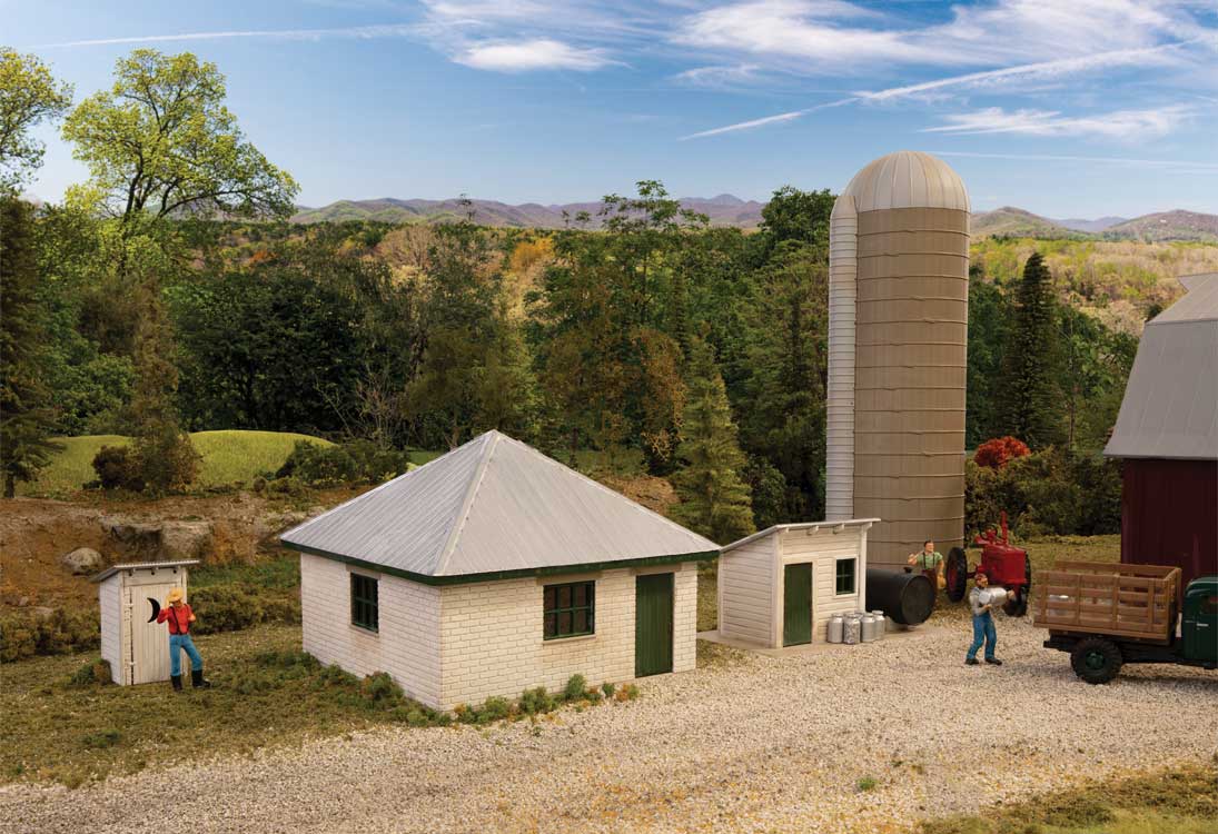 Farm House Details -- Kit - Milk House, Pumphouse, Outhouse Kit - 3350 : HO