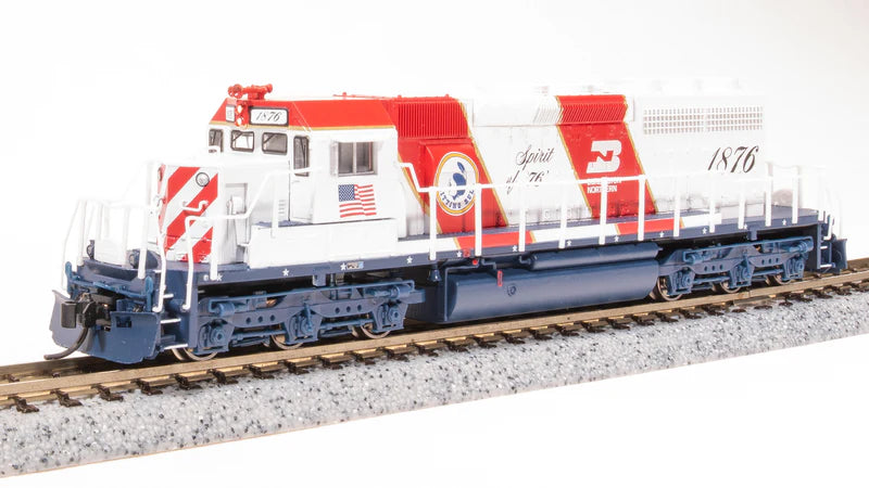 EMD SD40-2 Burlington Northern BN 1876 Bicentennial DCC Ready - 9951 N Scale