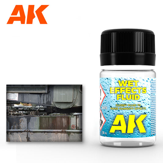 Wet Effects Fluid, Glossy Fluid to make humidity effects - AK079