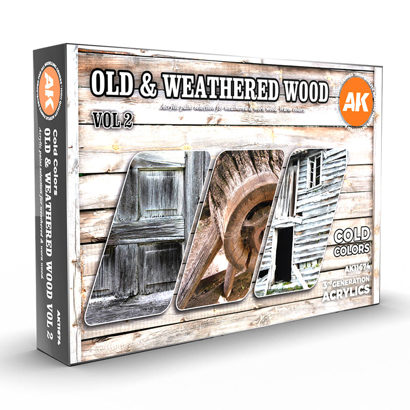 Old & Weathered Wood Vol.2 3G Acrylic Paint Set - 11674