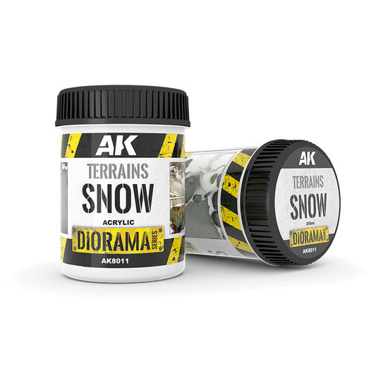 Terrains Snow 250ml Acrylic, Diorama Series - AK8011