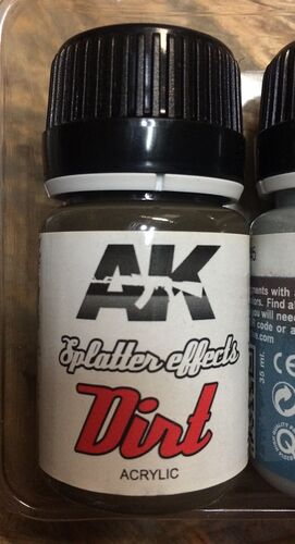 Splatter Effects: Dirt, 35 ml - AK8086